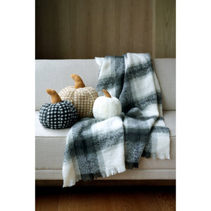 styled fur pumpkins