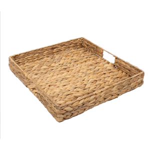 Square Tray - Natural Woven-Tray-Dwell Chic