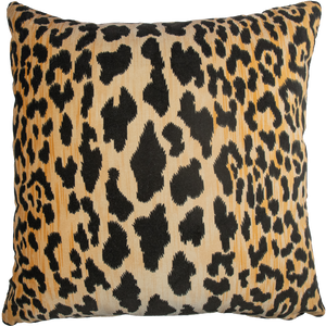 18" x 18 Leopard Print Pillow-Pillow-Dwell Chic