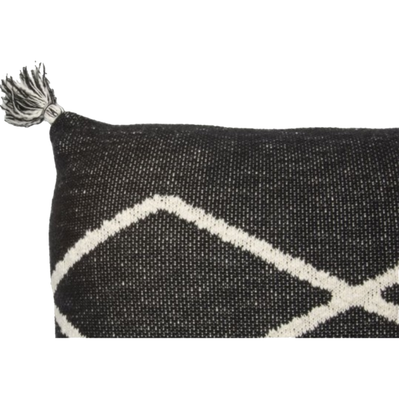 Dwell Chic-Black Knitted Pillow-Pillow