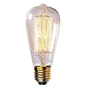 Luminance 30W Amber Glass Edison Bulb-light bulb-Dwell Chic