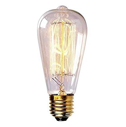 Luminance 30W Amber Glass Edison Bulb-light bulb-Dwell Chic