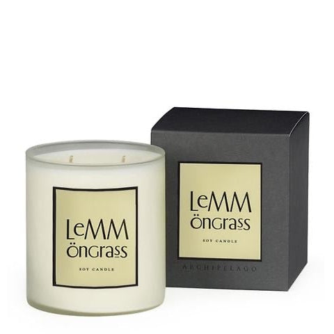 LEMMONGRASS BOXED CANDLE-Candle-Dwell Chic