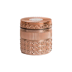 Pink Grapefruit & Prosecco Gilded Muse Faceted Jar-Candle-Dwell Chic